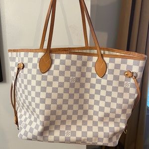Louis Vuitton Never Full MM Azur